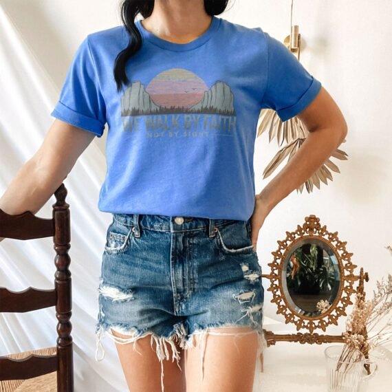 We Walk By Faith Tee