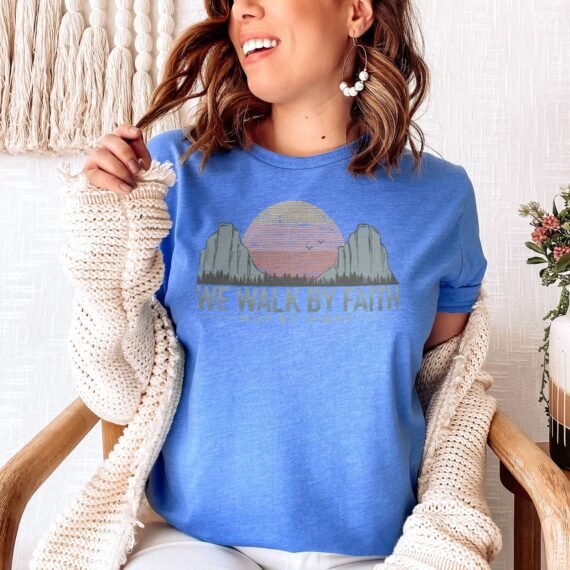 We Walk By Faith Tee