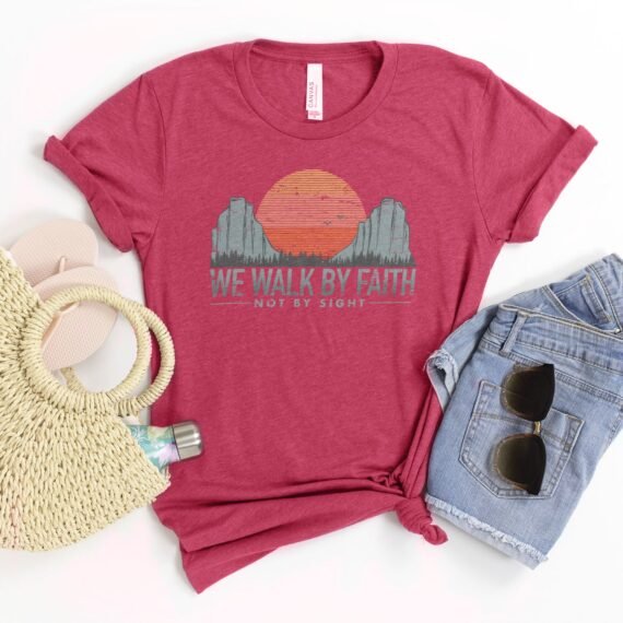 We Walk By Faith Tee