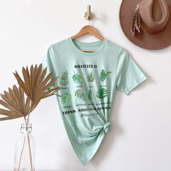 Philippians 4:8 Foliage Tee