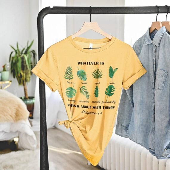 Philippians 4:8 Foliage Tee