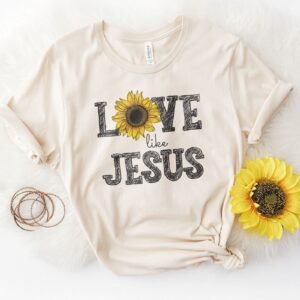 Love Like Jesus | Sunflower Tee