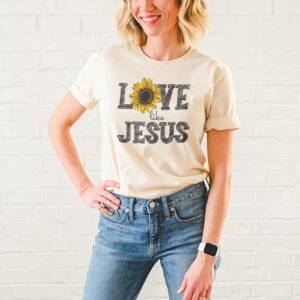 FFL-t_shirt-Love_Like_Jesus_Sunflower-soft_cream-model_1.jpg