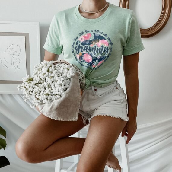 She Is Clothed With Strength - Grammy Tee