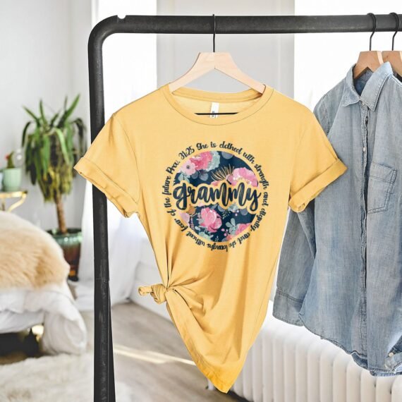 She Is Clothed With Strength - Grammy Tee