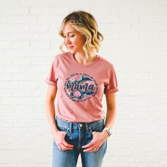 She Is Clothed With Strength - Mama Tee